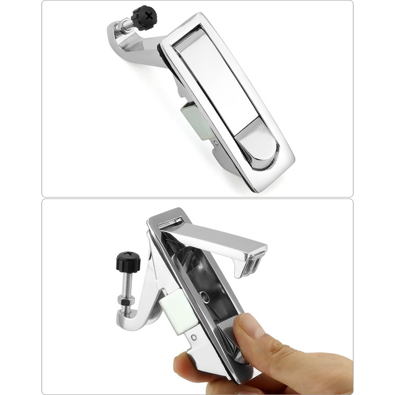QWORK 8PCS Compression Latch Lock Trigger Latch Lock, Zinc Alloy