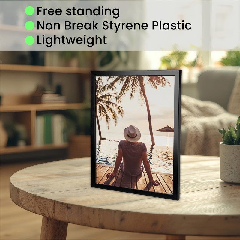 Domkora 8 x 10 Black Picture Frames Set of 3