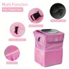 Portable Car Trash Can with Lid, Waterproof Hanging Back Seat