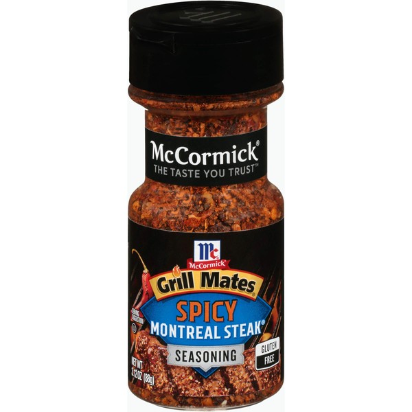 McCormick Grill Mates Spicy Montreal Steak Seasoning, 3.12 oz