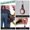 3 Pieces Tape Thong for Tool Belts Electrical Tape Holder