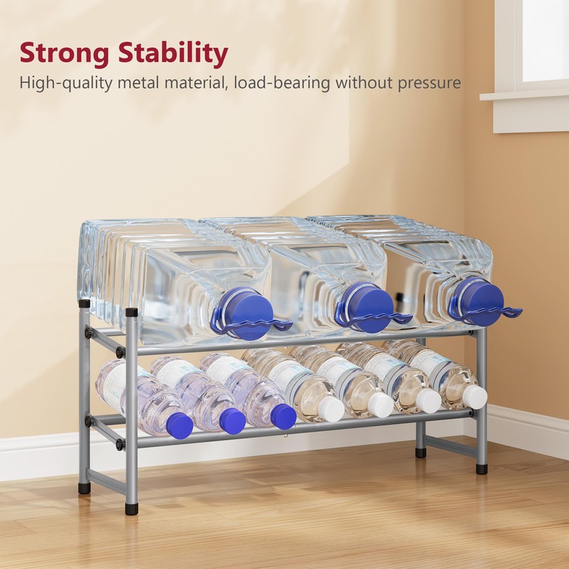 Tajsoon Expandable Shoe Rack for Closet 3 Tier, 28“-41“Adjustable &