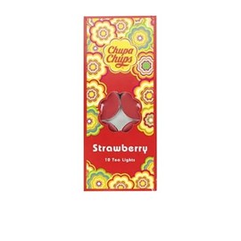 Chupa Chups Scented Tealights (Pack of 10) (Strawberry)