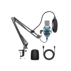 USB Microphone with Arm Stand, Shock Mount for Broadcasting and Sound Recording