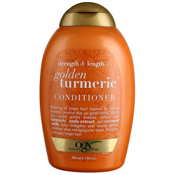 Ogx Conditioner Golden Turmeric 13 Ounce (385ml) (Pack of 3)