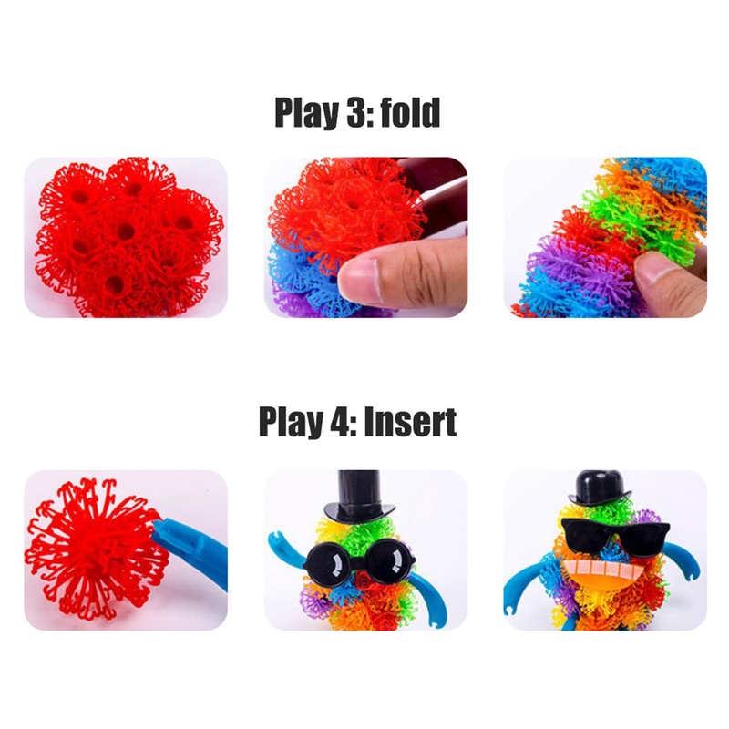 Educational Toy Sticky Balls Toys DIY Thorn Balls Building Block