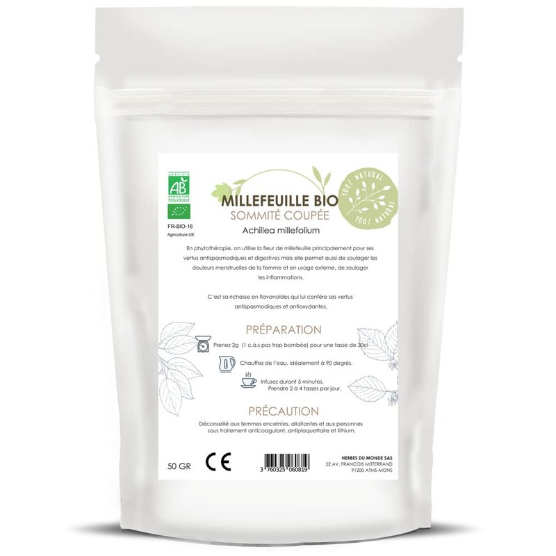 Yarrow – Cut Sommité – 50 g