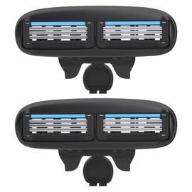 Metablade Replacement Blade Heads for Back Hair and Body Shaver, Blade Refill for Metablade Men's Back Shaver, 2 Count