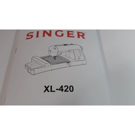 Singer XL-420 Instruction Manual for Sewing Machine (reproduction)
