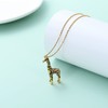 Yinplsmemory Cremation Jewelry Animal Giraffe Urn Necklace for Ashes for