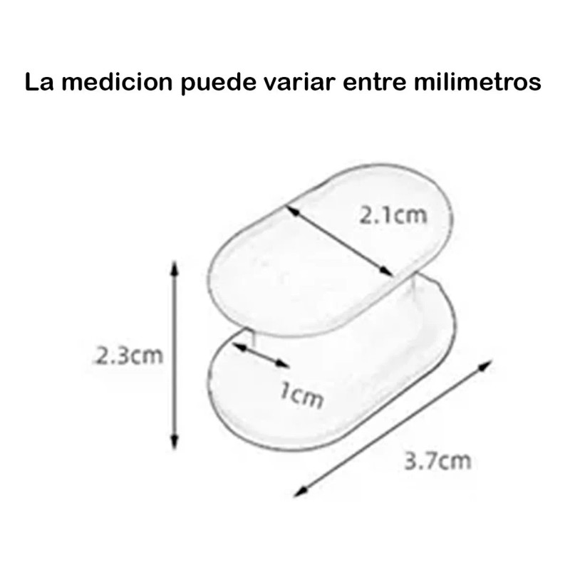 Universo en Linea Corrector Separador De Dedos Gel Juanete Silicona