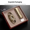 CIGARLOONG Cigar Cutter and Lighter Set Sharpening Blade V Cut