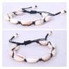 2 Pcs Adjustable Shell Bracelets Anklets Natural Cowrie Shell Beads