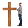 Cardboard People Cross Life Size Cardboard Cutout Standup