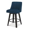 Erdoru Counter Height Bar Stools, 26 Inch Seat Height Upholstered