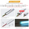 BTF-LIGHTING FCOB WS2811 IC RGB COB LED Strip Chasing Color
