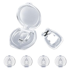 Anti Snoring Devices, Snore Stopper with Adjustable Magnet, Silicone Nose Clip to Help Reduce Snoring, Snoring Aid for Comfortable and Quieter Sleep
