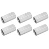 sourcing map M8x1.25mm Coupling Nuts, 6 Pcs 304 Stainless Steel