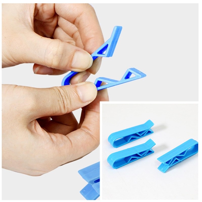 10 Plastic Trash can Clips, Anti-Slip Fixed Garbage Bags, Home