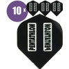 abcdarts Unisex - Adult Pentathlon Classic Dart Flights, Black, Classic