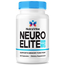 Neuro Elite – The Natural Memory Support Formula with a Clean, Potent Blend to Support Sharp Focus, Clarity, Attention & Clear Thinking | NeuroElite Easy-to-Swallow Smart Pills (60 Capsules)