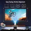Mini Projector, 4K Support Portable Projector with WiFi 6 and