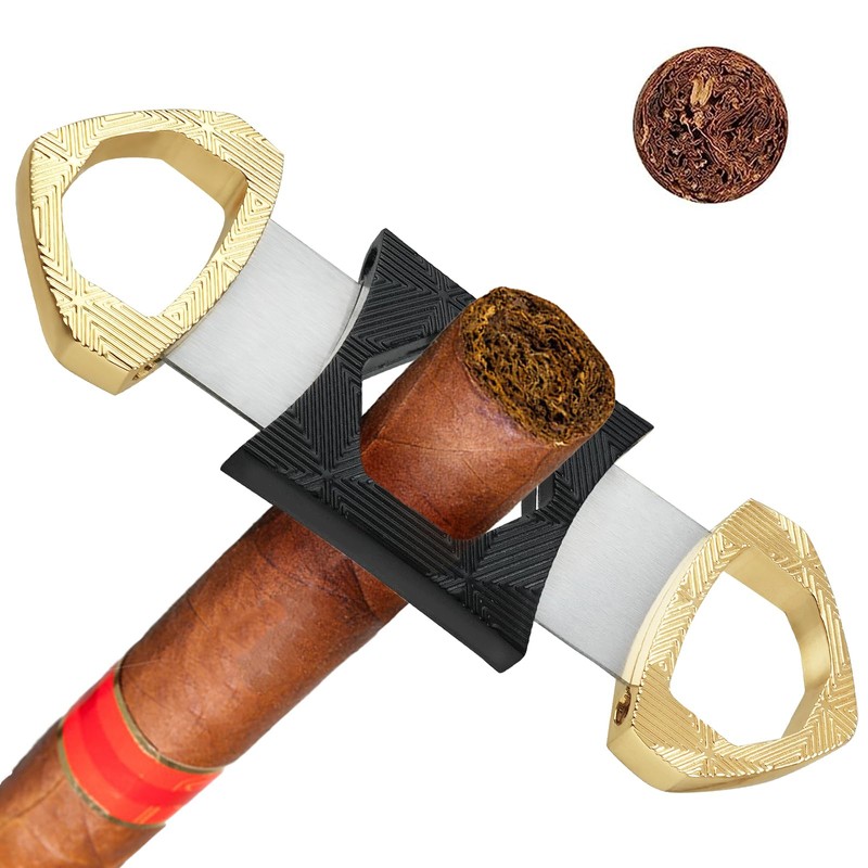 Torch Lighter with Punch 4 Jet Refillbale Lighters Windproof (Black