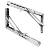 Oudtinx 2PCS Folding Shelf Brackets,Heavy Duty Triangle Shelf Bracket for
