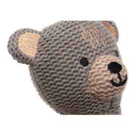 Jollein 039-001-67078 Greifling Rassel Bär grau/braun
