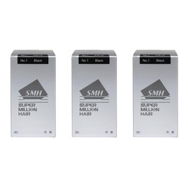 Ruan Super Million Hair 1.1 oz (30 g) No.1 Black Set of 3 B3