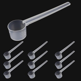 Measuring Spoons Sets- 10 Pcs Precision Powder Scoops for Protein, Washing Powder Cooking Ingredients - Durable Measuring Cup Scoops for Powder with Ergonomic Handle