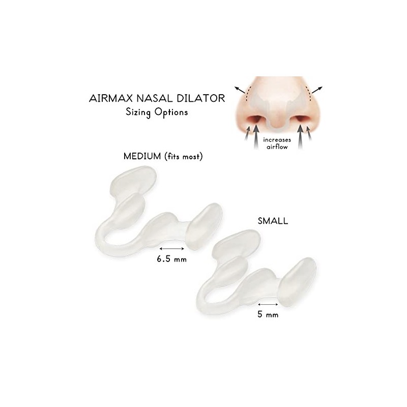 Airmax Nasal Dilator For Better Sleep - Natural, Comfortable, Anti