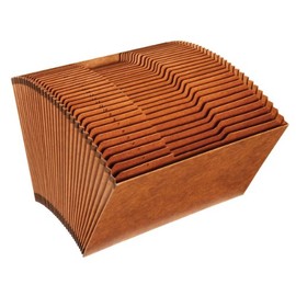 Globe-Weis/Pendaflex Heavy Duty Expanding File, Open Top, 1/3 Cut Tabs, 31 Daily Pockets, Brown, Legal Size (R219DHD)