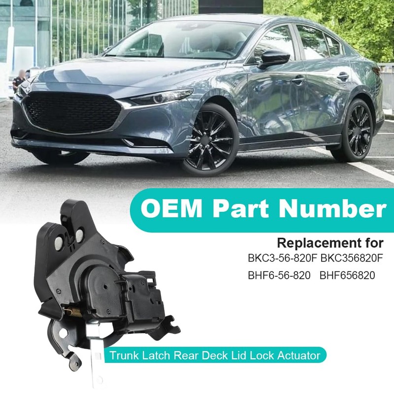 QCESEV Trunk Latch Rear Deck Lid Lock Actuator Compatible with