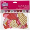 Foam Heart Stickers - Valentines Crafts - Texture Dots Stripes