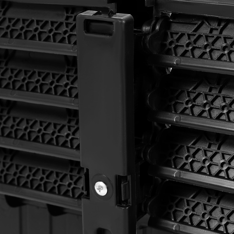 HECASA Radiator Grille Shutter Compatible with 2017-2020 Ford Fusion &