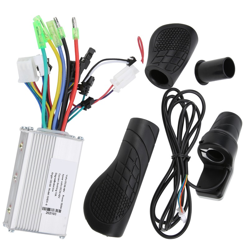 36V/48V 350W Brushless Controller with LCD and 124DX Half Twist