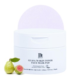 BENTON BENTON Guava 70 Skin Toner Face Mask Pad 70 Sheets - Valentines Day Gifts for Her, Skin Soothing and Moisturizing Effect for All Skin Types, Elastic Skin, Pore Care, Korean Skin Care