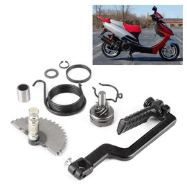 Yctze Starter Shaft Kit, Starter Gear Assembly Moped Motorcycle Starter Lever Shaft Kit Parts Replacement for GY6 49CC 50CC 80CC 100CC Scooter