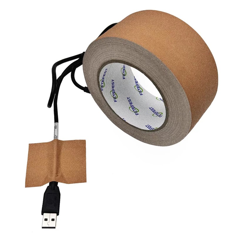 Fetefest Gaffers Tape Brown Heavy Duty, 2" by 30 Yards,