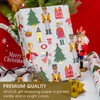 Afucus Christmas Wrapping Paper, Mini Roll, Christmas Tree, Gold Foil