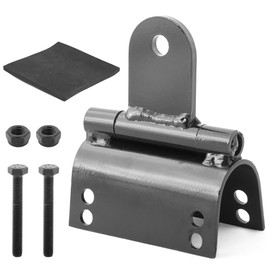 UTSAUTO Snowmobile Bumper Hitch Bumper Tow Hitch 12-101 for Polaris Arctic Yamaha Bumper Towing Hitch with Screws Nuts and EVA Pad Black