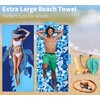 6 Pack Lightweight Thin Beach Towel Oversized 71"x32" Big Extra