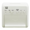 Seiko Zen Digital Bedroom Alarm Clock, 2 Inch, White