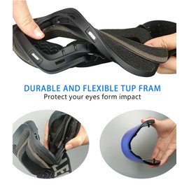 LECAGE Ski Goggles OTG Interchangeable Lens Snow/Snowboard Goggles 100% UV400 Protection for Men & Women (LH1105-C07 Vlt28%)