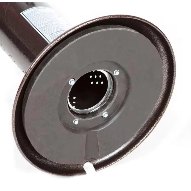 Fire Sense 10,000 BTU Tabletop Propane Patio Heater Hammered Bronze