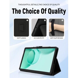 FJIASTB Case for POPUX/DOOGEE Tab G6 Max 13.4 Inch Tablet (Black)