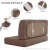 Gollense RV Dinette Cushion Covers, Stretch Jacquard Camper Bench Seat
