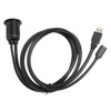 Type C 3.1 to USB 3.0 Flush Mount Cable with