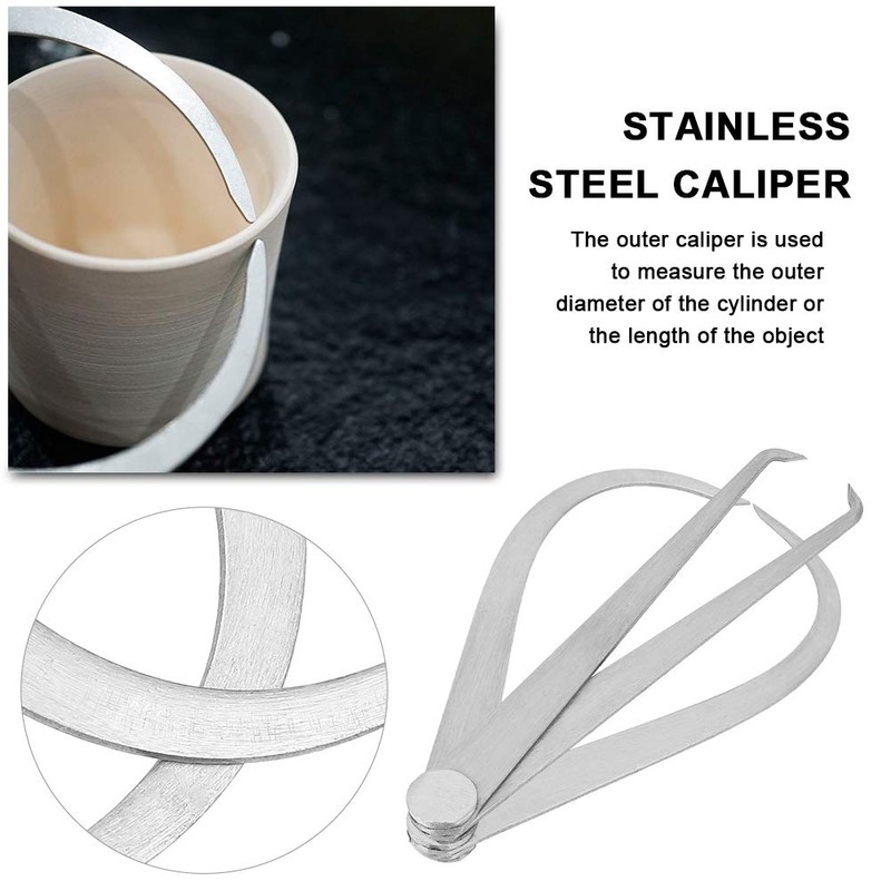 Stainless Steel Caliper 6 Inch Set, Inside Outside Joint Calipers